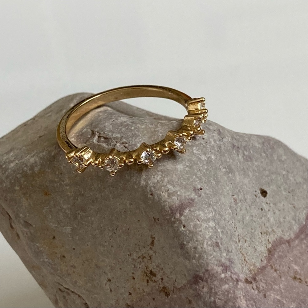 Dainty Pavé Ring - Picture 2 of 6